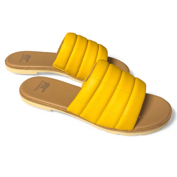 SOREL Ella III Quilted Puff Slide Sandals - Picture 3 of 7